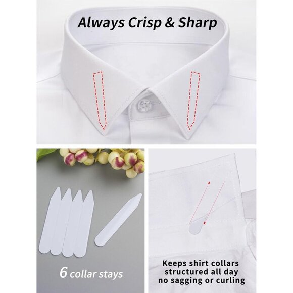Detachable Cotton Shirt Collar Unisex Adjustable Eco-Friendly Stylish Accessory main image 6